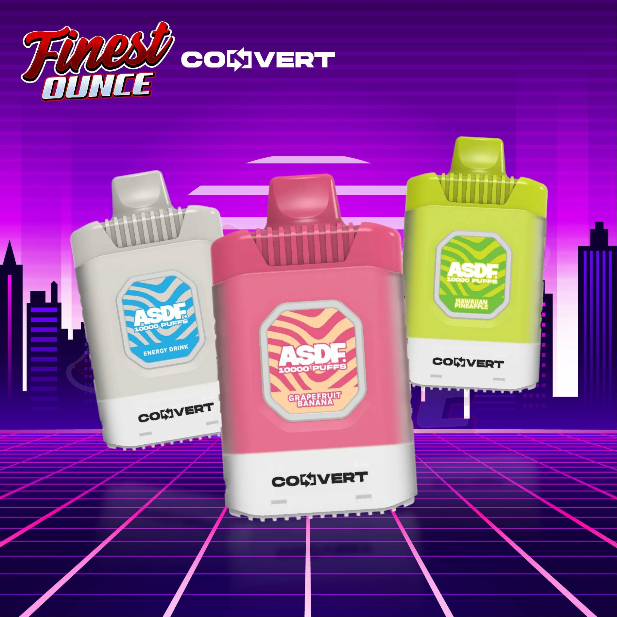ASDF Convert 10K Puff Disposable Pod Starter Kit Finest Ounce Online 